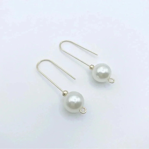 Drop Dangle Pearl Earrings - Picture 1 of 2